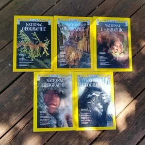 National Geographic Magazines June - October 1978
